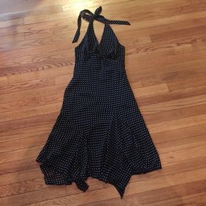 KDL backless halter dress